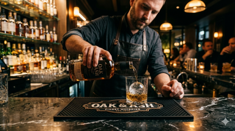 Bar Top Retail: How Branded Bar Mats Drive Premium Pour Pricing