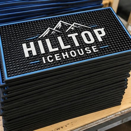 Custom bar mats in bulk