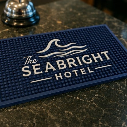 Custom bar mats for hotels and resorts