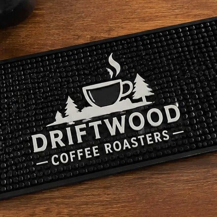Custom coffee bar mats
