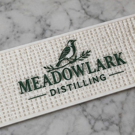Custom glass drying mats