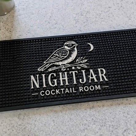 Custom PVC logo bar mats